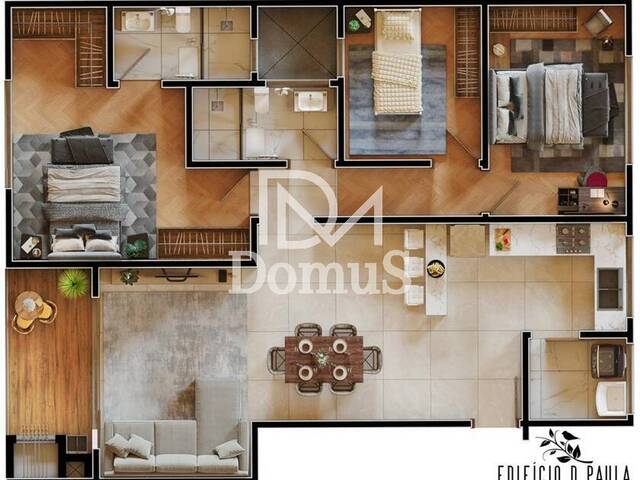 #392 - Apartamento para Venda em Toledo - PR - 1