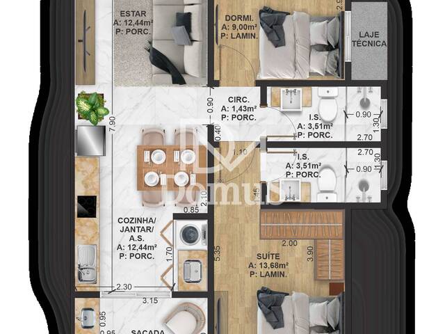 #394 - Apartamento para Venda em Toledo - PR