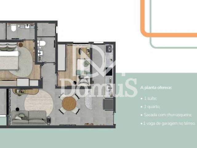 #633 - Apartamento para Venda em Toledo - PR - 3